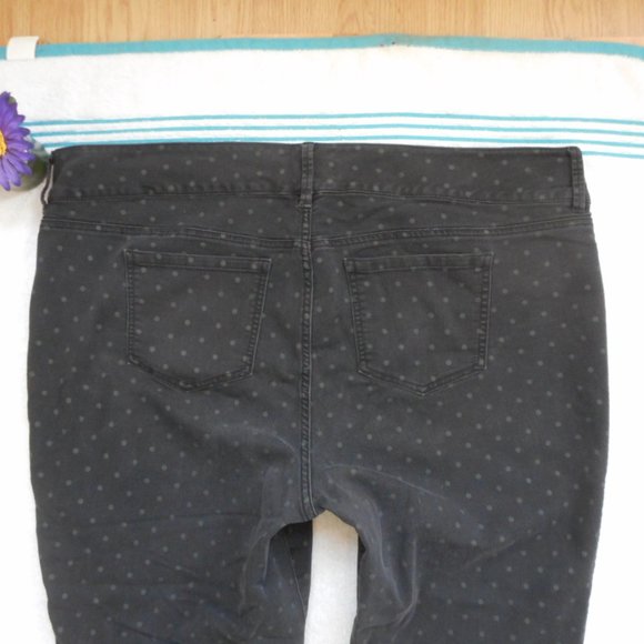 TORRID Jeans Black Polka Dot Size 26 - Picture 4 of 7